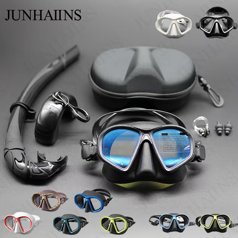 Freediving Mask Set - НОВИНКА JUNHAIINS: Маска для фридайвинга из