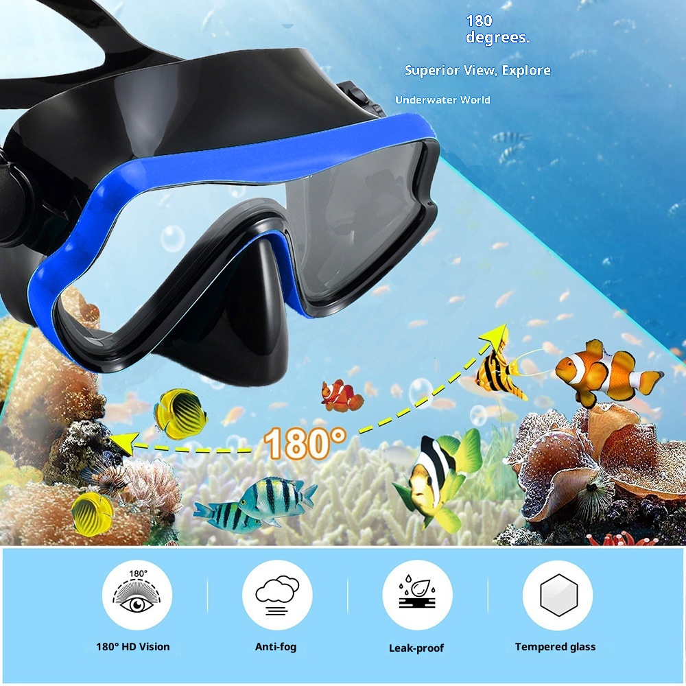 Комплект для снорклинга: маска – обзор и цена Freediving Mask Set